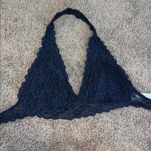 Navy Blue Halter top bra